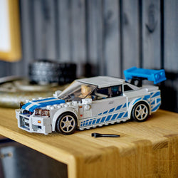 LEGO Speed Champions - 2 Fast 2 Furious Nissan Skyline GT-R (R34) - 76917 (319 Pieces)