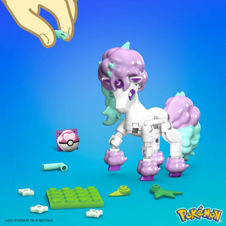 Galarian Ponyta - 64 Pieces - Mega Construx Pokémon