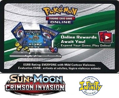 Crimson Invasion - Booster Pack - PTCGO Code (FOR THE ONLINE POKEMON GAME)