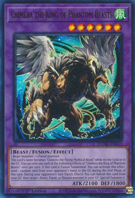 Chimera the King of Phantom Beasts [DUNE-EN033] Ultra Rare