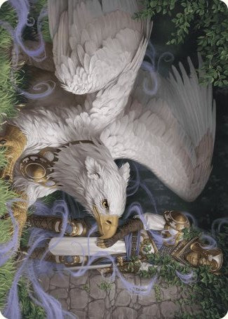Dutiful Griffin Art Card [Wilds of Eldraine Art Series]