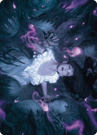 Neva, Stalked by Nightmares Art Card [Wilds of Eldraine Art Series]