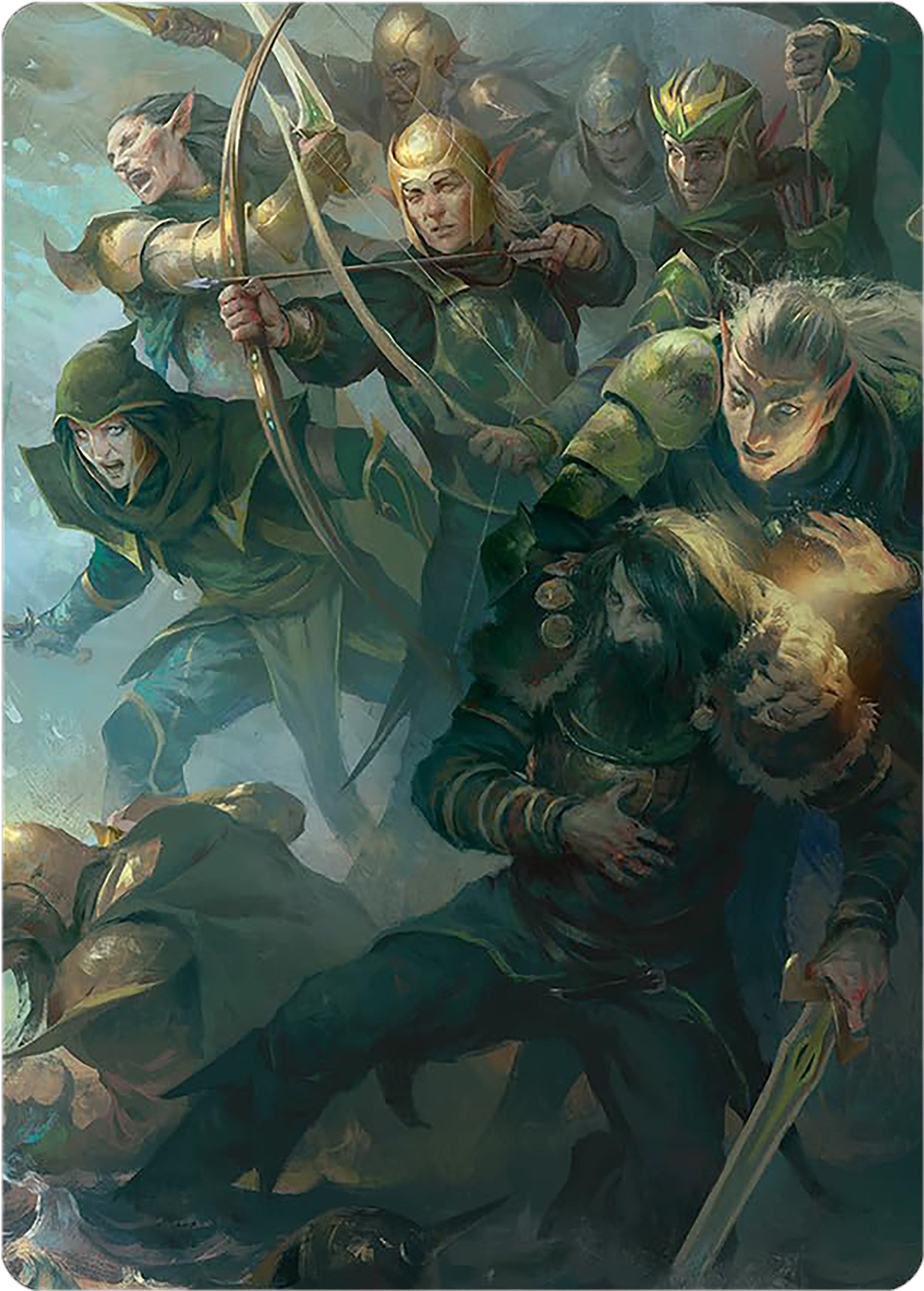 Galadhrim Brigade Art Card [The Lord of the Rings: Tales of Middle-earth Art Series]