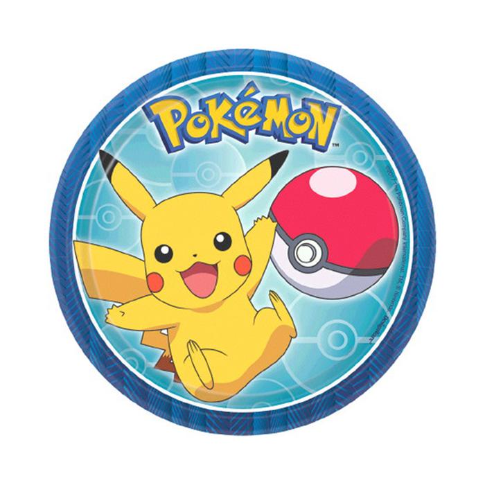 7” Pokémon Party Plates (8 Count)