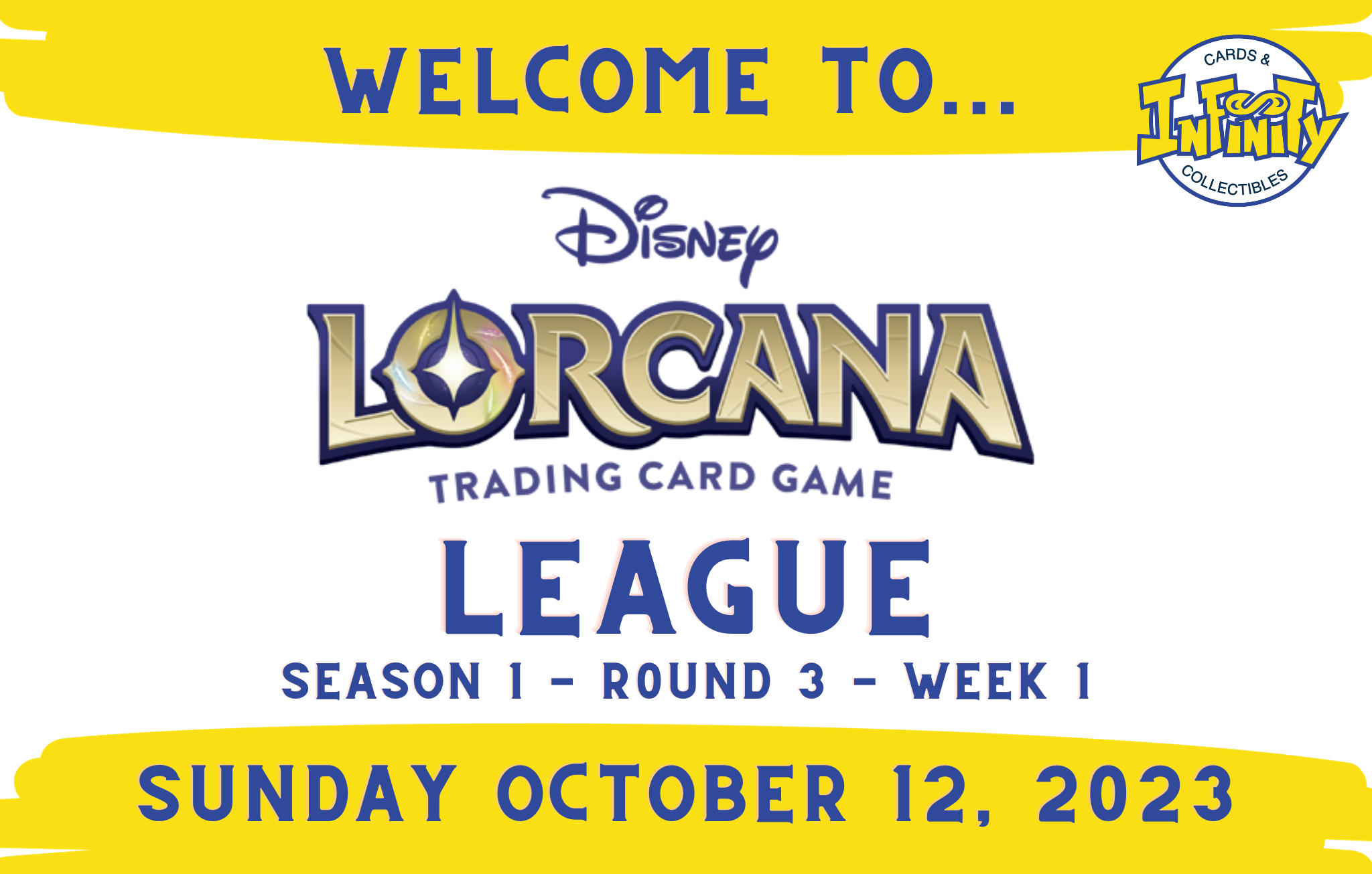 Lorcana League - Season 1 - Round 3 - Week 1 ticket - Sun, Oct 15 2023