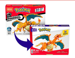 Mega Pokémon Charizard Construction Set - 210 Pieces