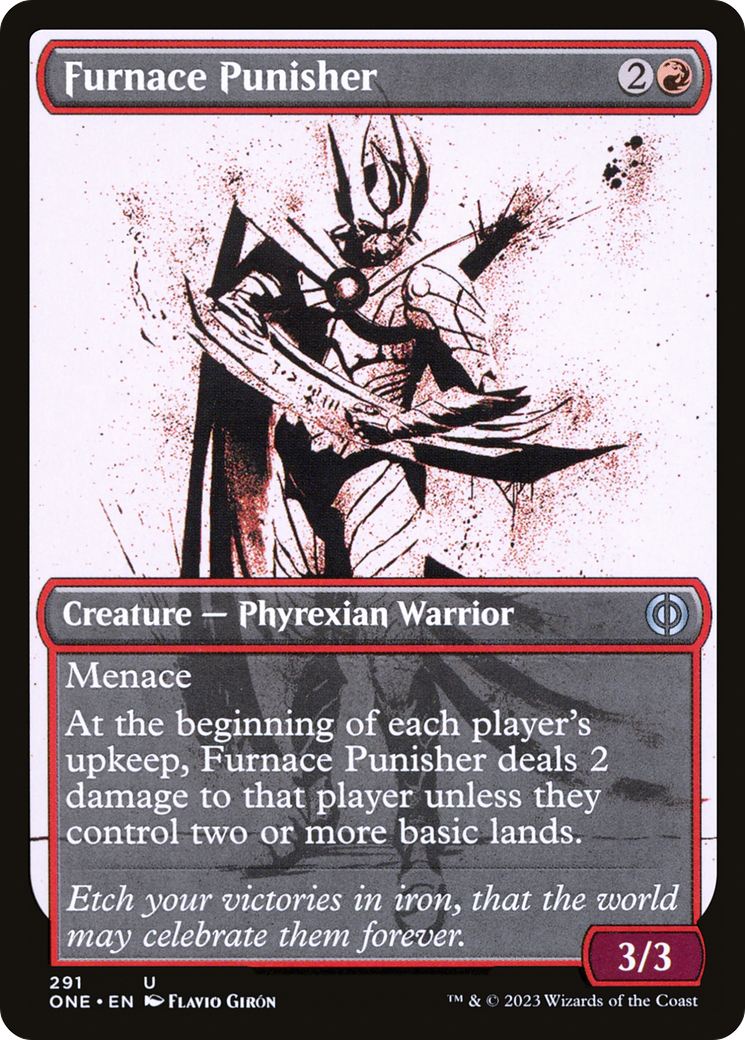 Furnace Punisher (Showcase Ichor) [Phyrexia: All Will Be One]