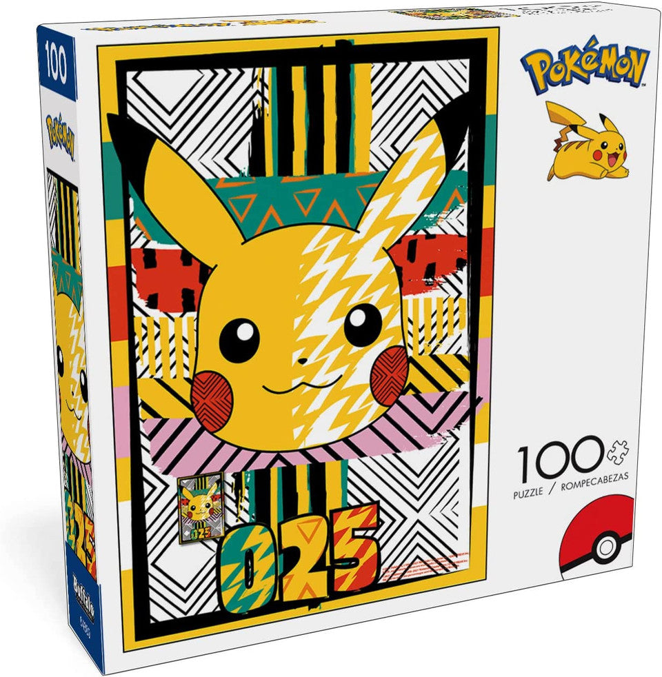Pokemon: #025 Summer Pattern 100 Piece Jigsaw Puzzle - 100pcs Puzzle