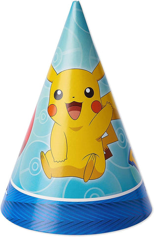 Pokemon Party Hats, 8-pk