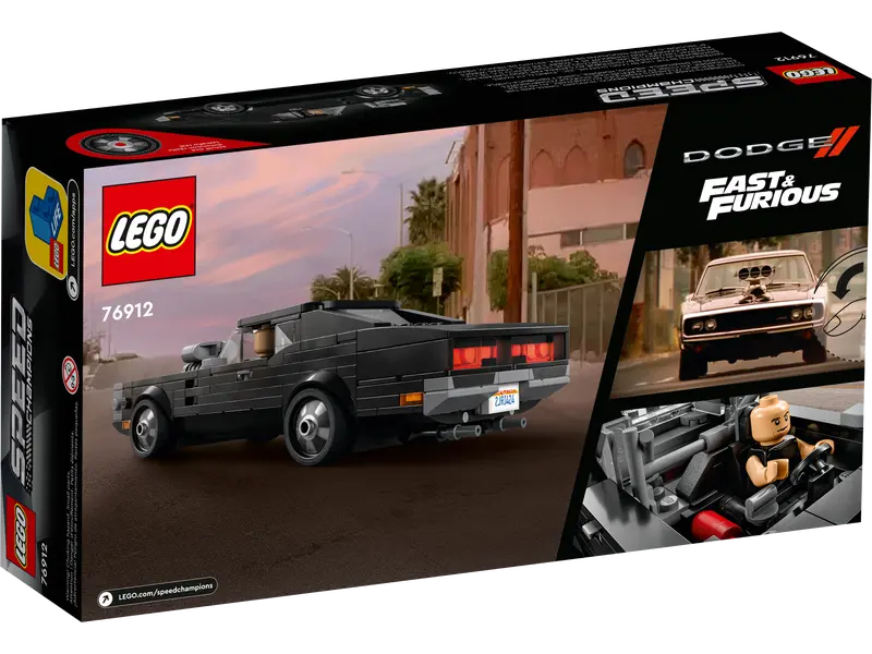 LEGO Speed Champions - Fast & Furious 1970 Dodge Charger R/T - 76912 (345 Pieces)