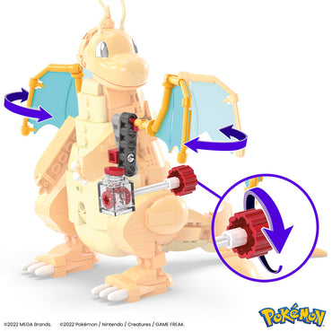 Dragonite Mega Construx - MEGA Pokemon Figure with Motion Building Set (387 pc)