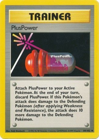 PlusPower (84/102) [Base Set Unlimited]