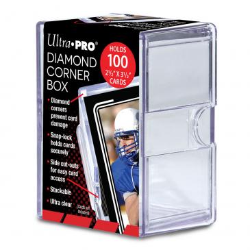 Ultra Pro Diamond Corners 100 Count Plastic Card Box