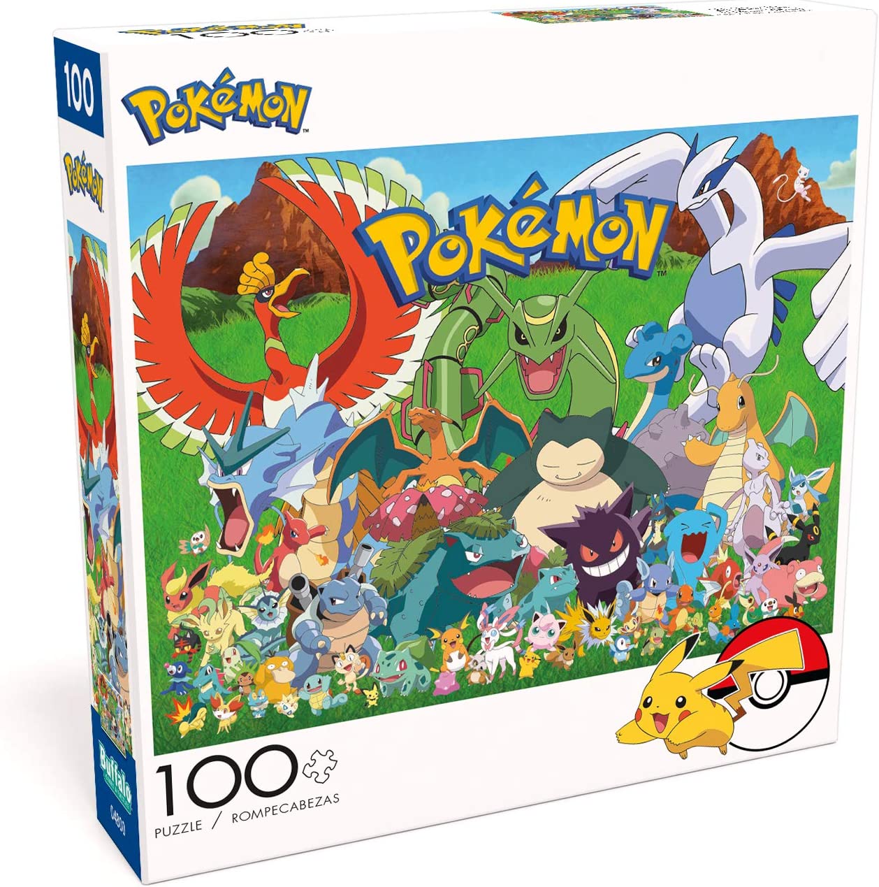 Rayquaza/Lugia/Ho-oh/Etc  - 100 Piece Puzzle