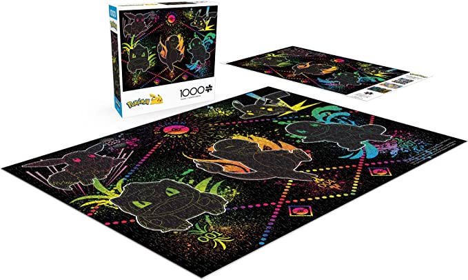 Vibrant Pokemon - 1000 Piece Jigsaw Puzzle