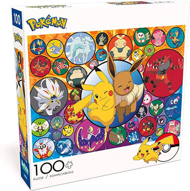 Pokemon Alola Region - 100 Piece Jigsaw Puzzle