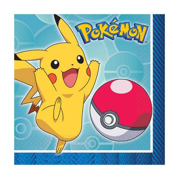 Pokémon 5"x5" (Folded) Napkins (16 Count)