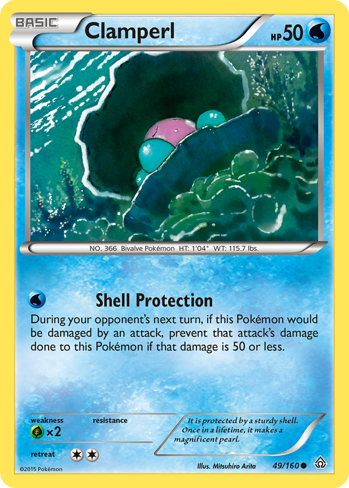 Clamperl (49/160) [XY: Primal Clash]