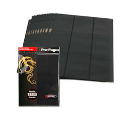 BCW - Pro-Pages Sideload 18pkt (10 pages - Holds 180 cards)