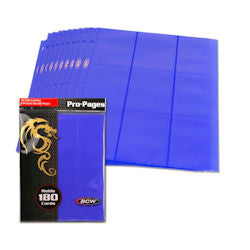 BCW - Pro-Pages Sideload 18pkt (10 pages - Holds 180 cards)