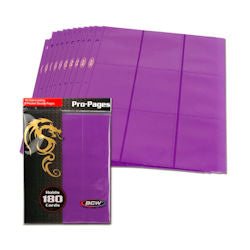 BCW - Pro-Pages Sideload 18pkt (10 pages - Holds 180 cards)