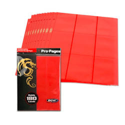 BCW - Pro-Pages Sideload 18pkt (10 pages - Holds 180 cards)