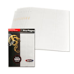 BCW - Pro-Pages Sideload 18pkt (10 pages - Holds 180 cards)