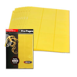 BCW - Pro-Pages Sideload 18pkt (10 pages - Holds 180 cards)