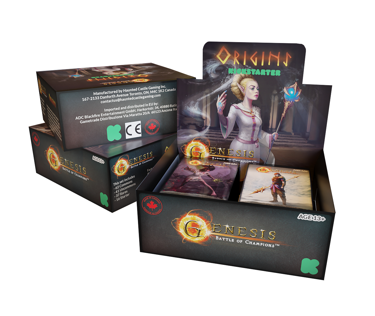 PREORDER: GENESIS ORIGIN KICKSTARTER CASE bundle. Let's start playing now