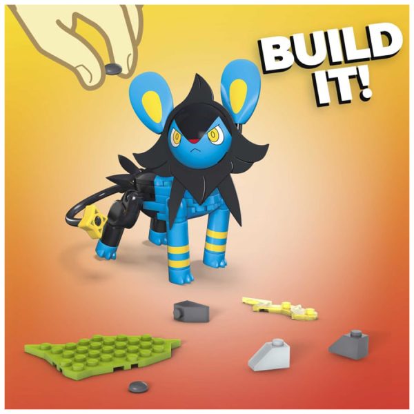 Luxio 67 Piece Pokemon Mega Construx Building Playset