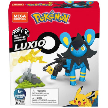 Luxio 67 Piece Pokemon Mega Construx Building Playset