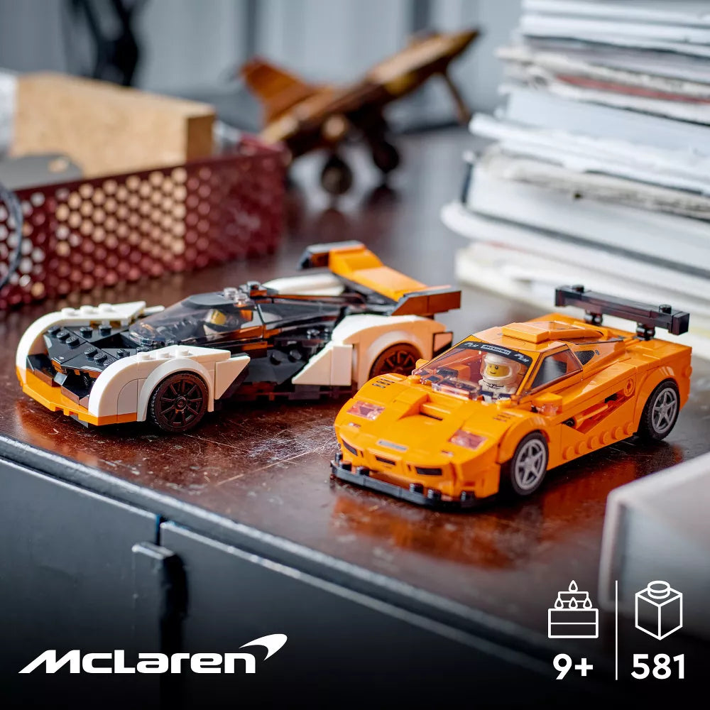 LEGO Speed Champions - McLaren Solus GT & McLaren F1 LM - 76918 (581 Pieces)