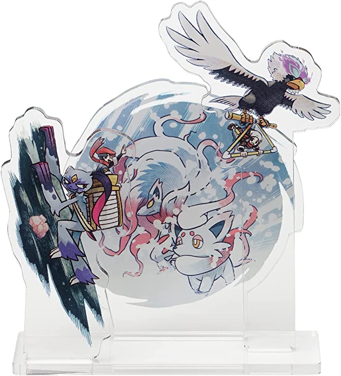 JPN Hisui Acrylic Stand - Zorua/Zoroark/Sneasler/Braviery