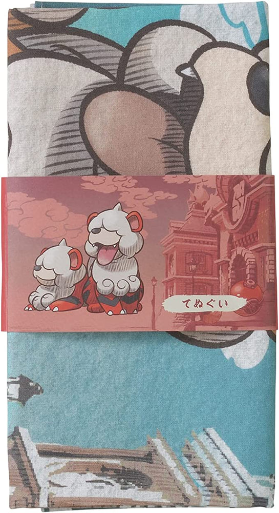 JPN Pokemon "Hisui Days" Tenugui (Cloth)  - Growlithe