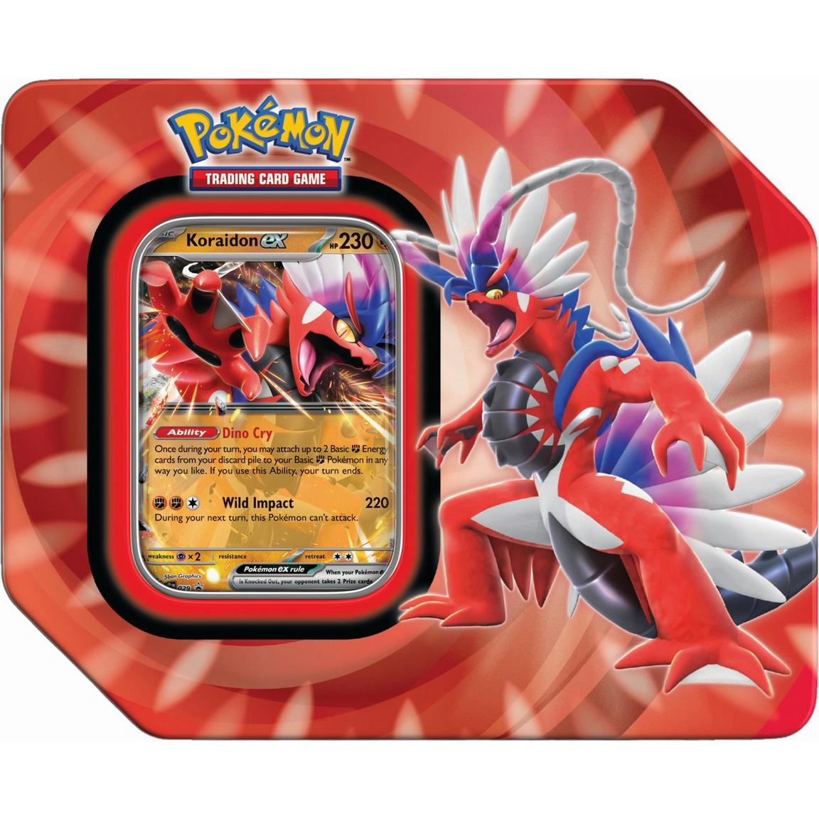 Pokemon Paldea Legends Tin (Miraidon or Koraidon)