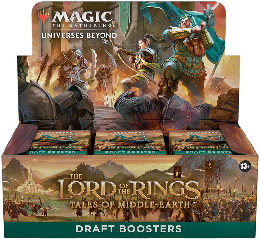 PRE ORDER Magic The Gathering (MTG) - The Lord of The Rings: Tales of Middle Earth - Draft Booster (June 23rd Release)