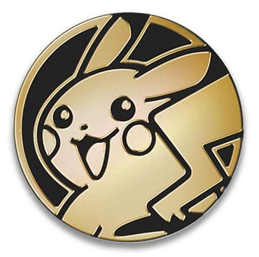 Pikachu (Siver Mirror Holofoil) - Sun & Moon Collectible Coin - Near Mint