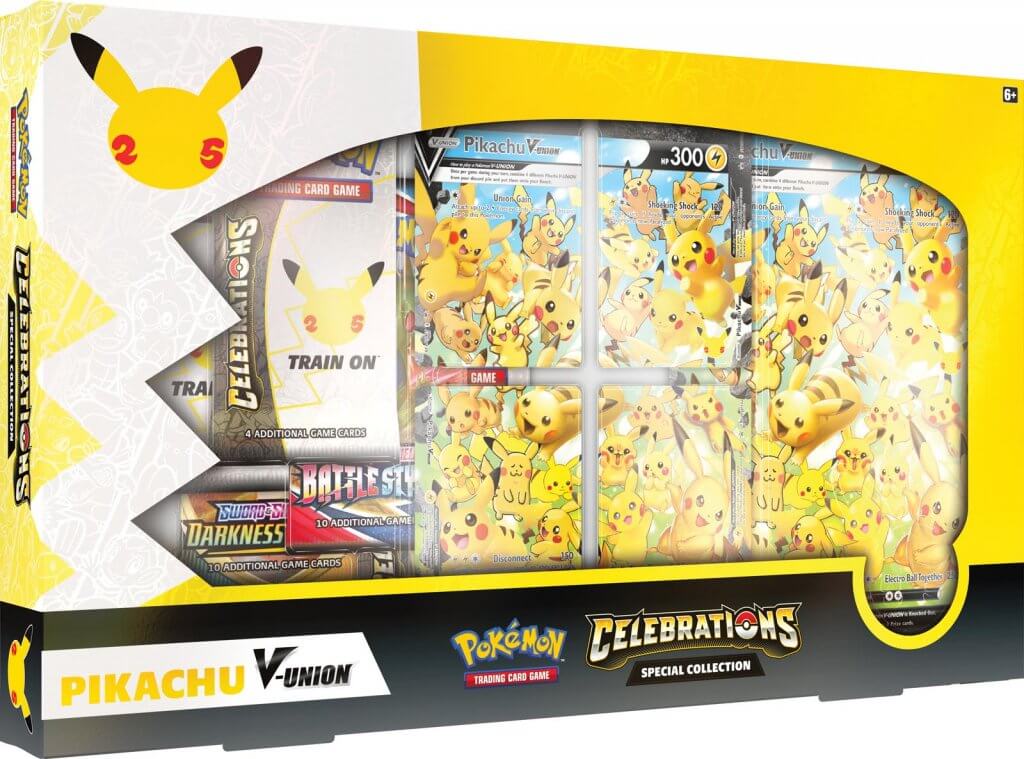 Celebrations Pikachu V Union Box