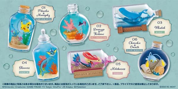 JPN Pokemon Re-Ment "Aqua Bottle Collection"- PVC Figure (Random)