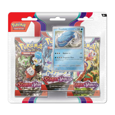 SV1 - Scarlet & Violet 3 Pack Blister (Arcanine or Dondozo)