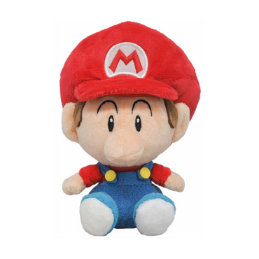 6" Baby Mario Plush (New) - Officially Licensed