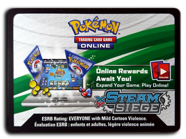 Steam Siege PTCGO Code - Booster Pack (FOR THE ONLINE POKEMON GAME)