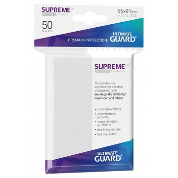 Ultimate Guard Sleeves Supreme UX White - 50 Pack