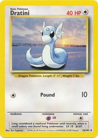 Dratini (26/102) [Base Set Unlimited]