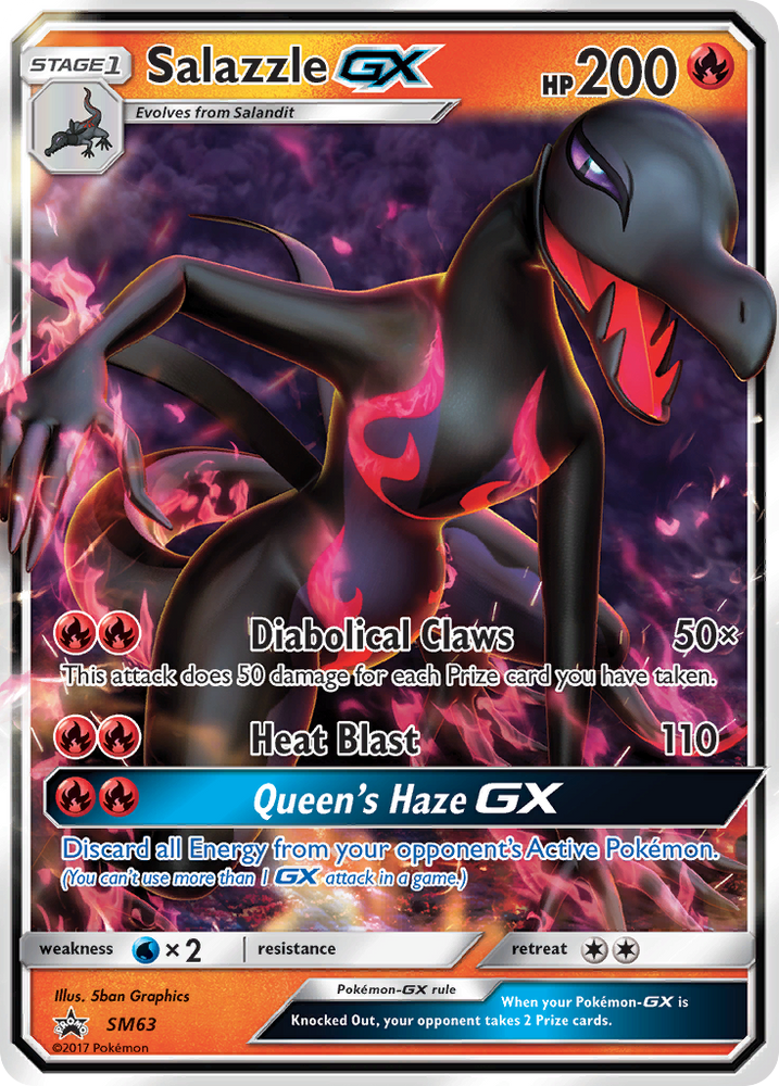 Salazzle-GX [SM Black Star Promos]