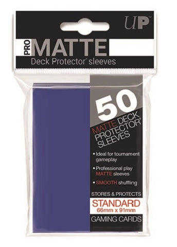 UP Deck Protector Sleeves - Matte Blue