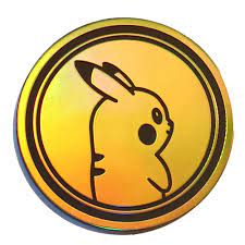 Pikachu Large Coin (Gold Rainbow Foil)