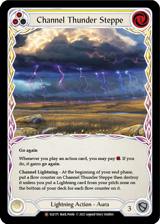Channel Thunder Steppe [U-ELE175] (Tales of Aria Unlimited)  Unlimited Rainbow Foil