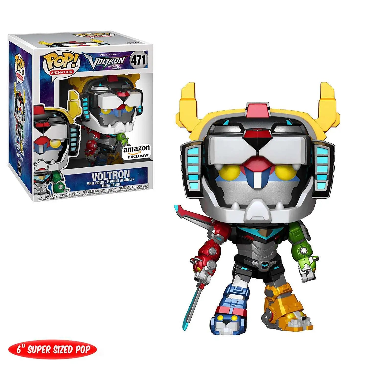 Funko Pop Voltron Legendary Defender - Voltron (Amazon Sticker) 471