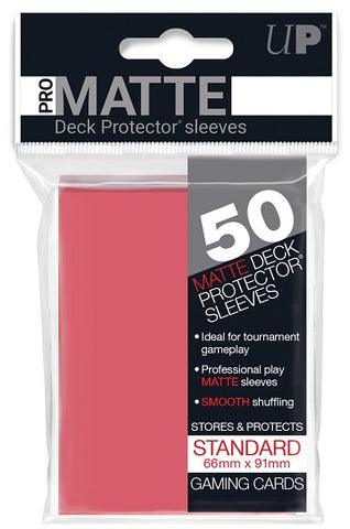 UP Deck Protector Sleeves - Matte Fuchsia